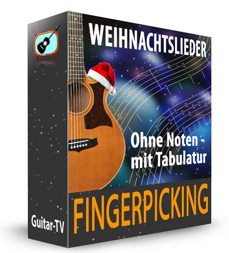Lernpaket- Guitar-TV Fingerpicking Weihnachten